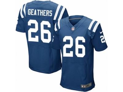 Nike Indianapolis Colts #26 Clayton Geathers Elite Royal Blue Jersey
