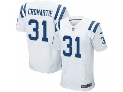 Nike Indianapolis Colts #31 Antonio Cromartie Elite White NFL Jersey