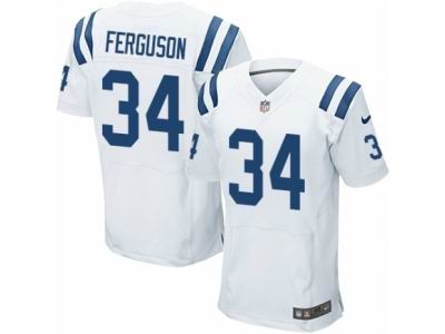 Nike Indianapolis Colts #34 Josh Ferguson Elite White NFL Jersey