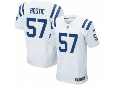 Nike Indianapolis Colts #57 Jon Bostic Elite White NFL Jersey