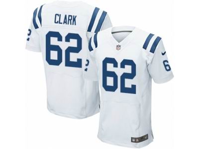 Nike Indianapolis Colts #62 Le'Raven Clark Elite White NFL Jersey