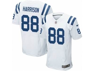 Nike Indianapolis Colts #88 Marvin Harrison Elite White NFL Jersey