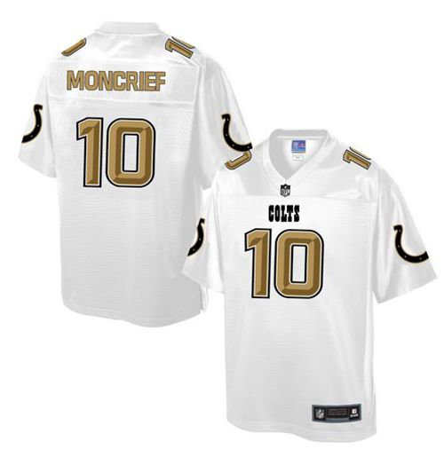 Nike Indianapolis Colts 10 Donte Moncrief White NFL Pro Line Fashion Game Jersey