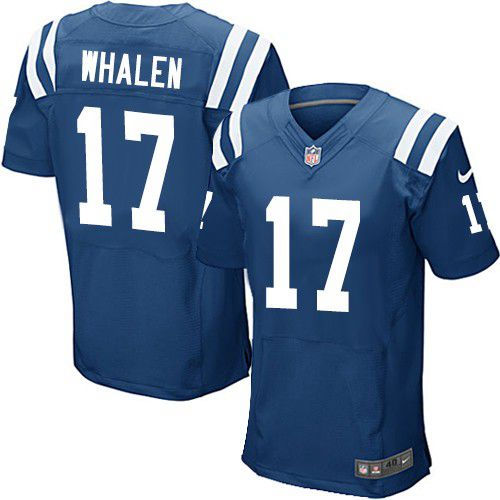 Nike Indianapolis Colts 17 Griff Whalen Royal Blue Team Color NFL Elite Jersey