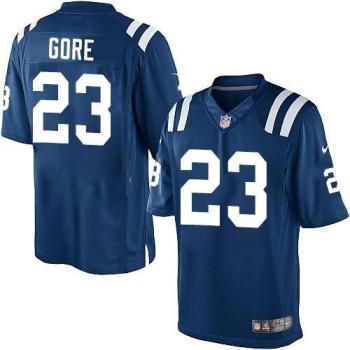 Nike Indianapolis Colts 23 Frank Gore Royal Blue NFL Game Jersey