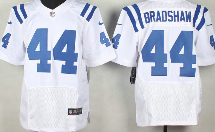 Nike Indianapolis Colts 44 Ahmad Bradshaw white Elite NFL Jerseys