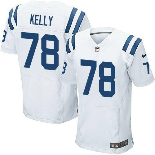 Nike Indianapolis Colts 78 Ryan Kelly White NFL Elite Jersey