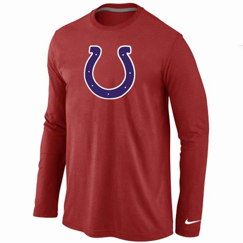 Nike Indianapolis Colts Logo Long Sleeve T-Shirt RED1