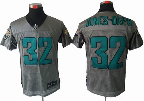 Nike Jacksonville Jaguars #32 Maurice Jones-Drew Gray shadow elite jerseys