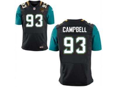 Nike Jacksonville Jaguars #93 Calais Campbell Black Elite Jersey