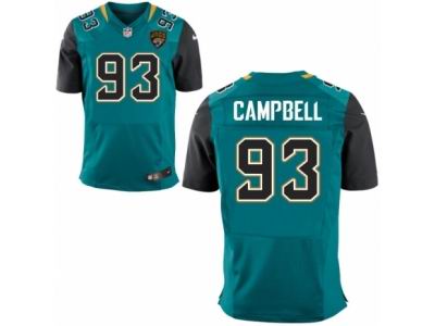 Nike Jacksonville Jaguars #93 Calais Campbell Green Elite Jersey