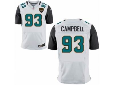 Nike Jacksonville Jaguars #93 Calais Campbell White Elite Jersey