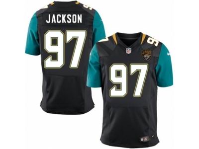 Nike Jacksonville Jaguars #97 Malik Jackson Elite Black Jersey