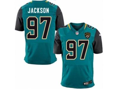 Nike Jacksonville Jaguars #97 Malik Jackson Elite Teal Green Jersey