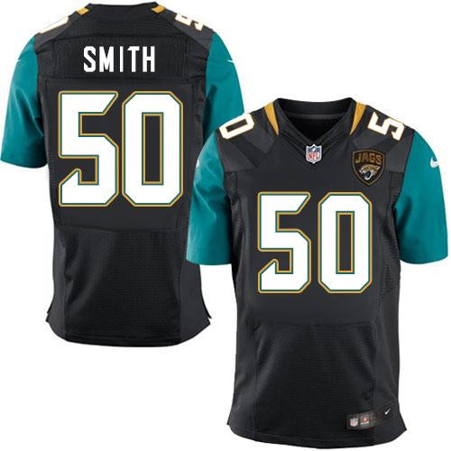 Nike Jacksonville Jaguars 50 Telvin Smith Black Alternate NFL Elite Jersey