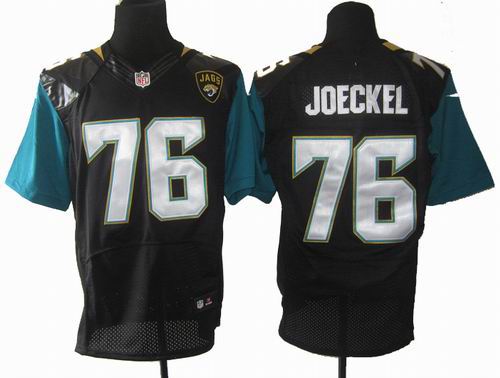 Nike Jacksonville Jaguars 76# Luke Joeckel Black elite Jersey