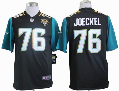 Nike Jacksonville Jaguars 76# Luke Joeckel Game Team Color Jersey