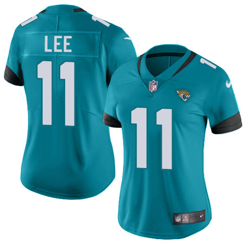 Nike Jaguars #11 Marqise Lee Teal Green Team Color Women's Stitched NFL Vapor Untouchable Limited Jersey