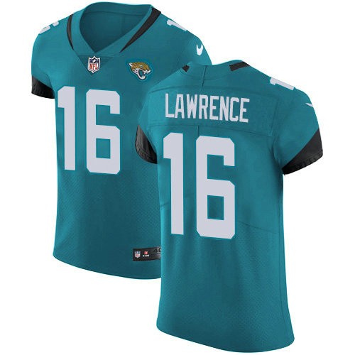 Nike Jaguars #16 Trevor Lawrence Teal Green Alternate Men's Stitched NFL New Elite Jersey