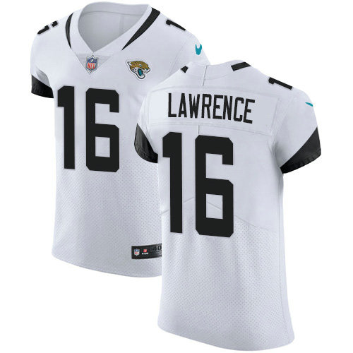 Nike Jaguars #16 Trevor Lawrence White Men's Stitched NFL New Elite Jersey