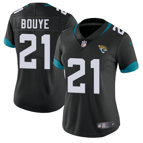 Nike Jaguars #21 A.J. Bouye Black Alternate Women's Stitched NFL Vapor Untouchable Limited Jersey