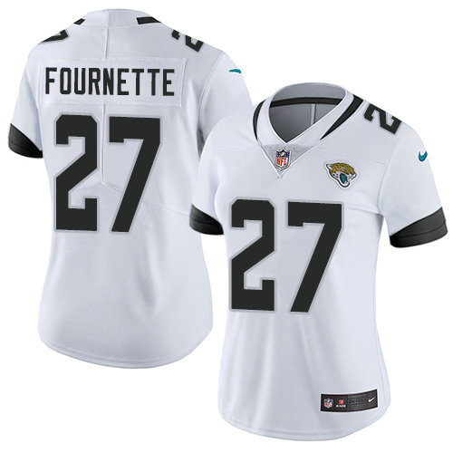 Nike Jaguars #27 Leonard Fournette White Women's Stitched NFL Vapor Untouchable Limited Jersey