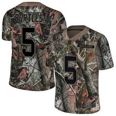 Nike Jaguars #5 Blake Bortles Camo Youth Stitched NFL Limited Rush Realtree Jersey