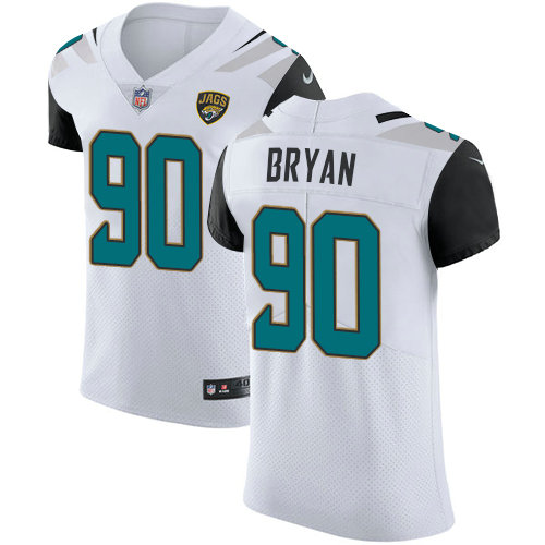 Nike Jaguars #90 Taven Bryan White Men's Stitched NFL Vapor Untouchable Elite Jersey