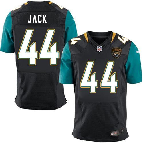 Nike Jaguars 44 Myles Jack Black Alternate NFL Elite Jersey