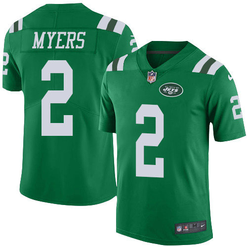 Nike Jets #2 Jason Myers Green Youth Stitched NFL Limited Rush Jersey