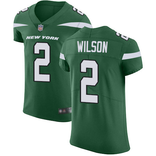 Nike Jets #2 Zach Wilson Green Team Color Men's Stitched NFL Vapor Untouchable Elite Jersey