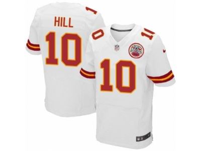 Nike Kansas City Chiefs #10 Tyreek Hill Elite White NFL Jersey