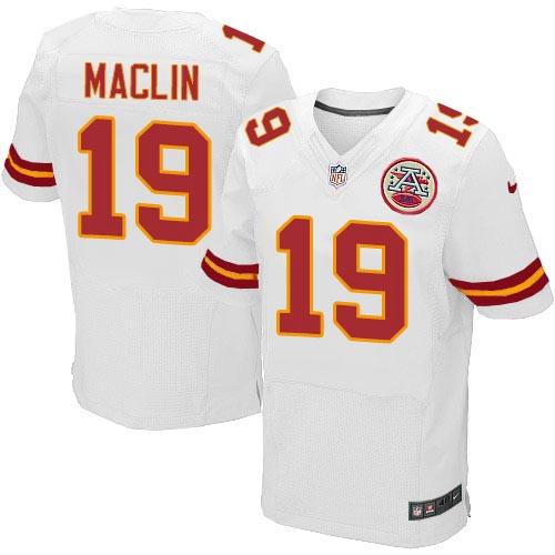 Nike Kansas City Chiefs #19 Jeremy Maclin White Elite Jersey