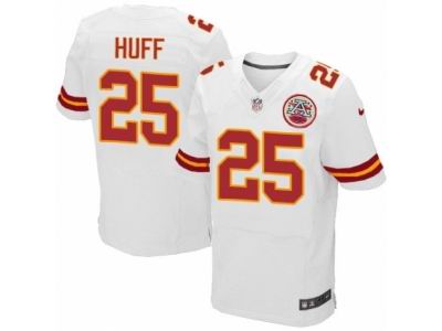 Nike Kansas City Chiefs #25 Marqueston Huff Elite White NFL Jersey