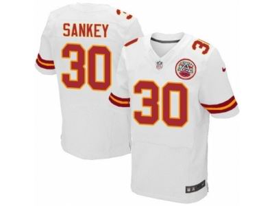 Nike Kansas City Chiefs #30 Bishop Sankey Elite White NFL Jersey