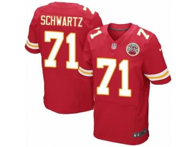 Nike Kansas City Chiefs #71 Mitchell Schwartz Elite Red Jersey