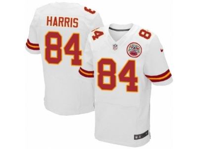 Nike Kansas City Chiefs #84 Demetrius Harris Elite White NFL Jersey