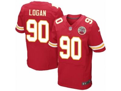 Nike Kansas City Chiefs #90 Bennie Logan Elite Red Jersey