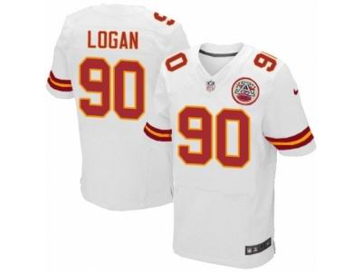 Nike Kansas City Chiefs #90 Bennie Logan Elite White NFL Jersey