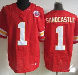 Nike Kansas City Chiefs 1 Leon Sandcastle Red Elite NFL Jerseys