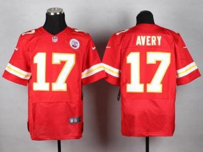 Nike Kansas City Chiefs 17 Donnie Avery Red Team Color NFL Elite Jersey