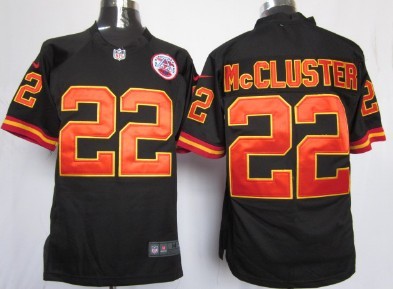 Nike Kansas City Chiefs 22 Dexter McCluster Black Game Jersey