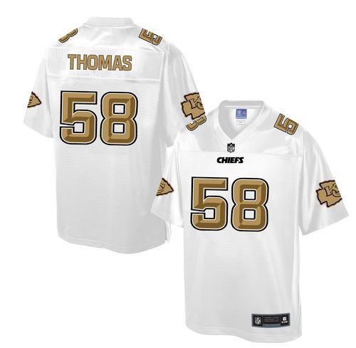 Nike Kansas City Chiefs 58 Derrick Thomas White NFL Pro Line Fashion Game Jersey