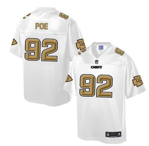 Nike Kansas City Chiefs 92 Dontari Poe White NFL Pro Line Fashion Game Jersey