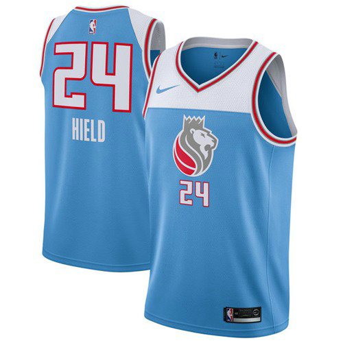 Nike Kings #24 Buddy Hield Blue NBA Swingman City Edition Jersey