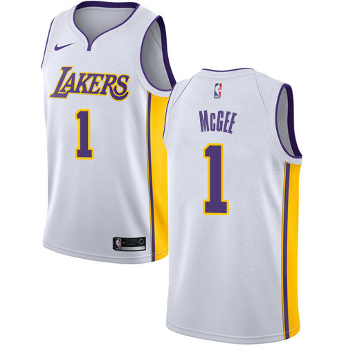 Nike Lakers #1 JaVale McGee White Youth NBA Swingman Association Edition Jersey1