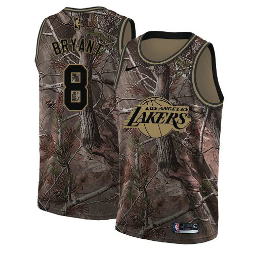 Nike Lakers #8 Kobe Bryant Camo Women's NBA Swingman Realtree Collection Jersey