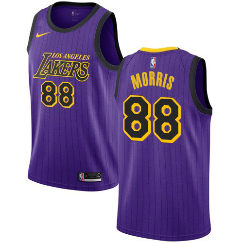 Nike Lakers #88 Markieff Morris Purple NBA Swingman City Edition 2018 19 Jersey