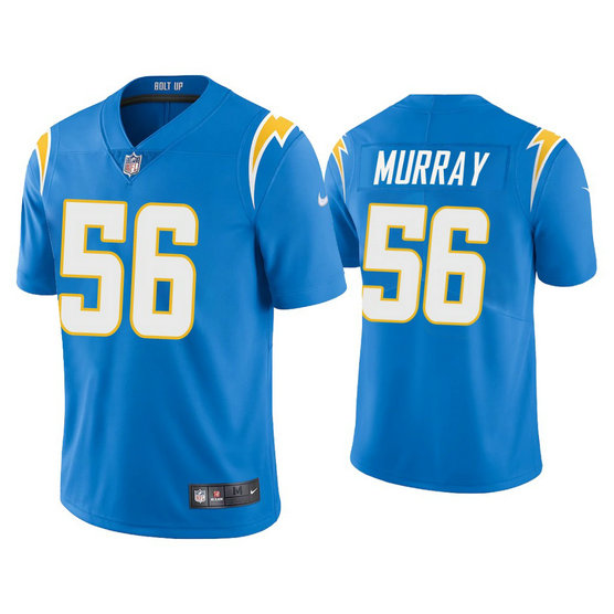 Nike Los Angeles Chargers #56 Kenneth Murray blue Vapor Untouchable Limited