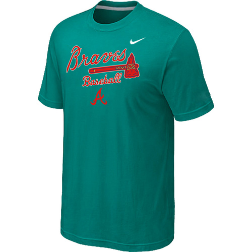 Nike MLB Atlanta Braves 2014 Home Practice T-Shirt - Green